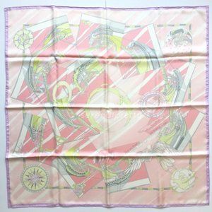 HERMES Face au Large Silk Scarf RARE